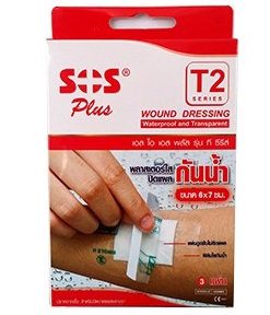 SOS Plus T2 Plaster กันน้ำ (3 ชิ้น)
